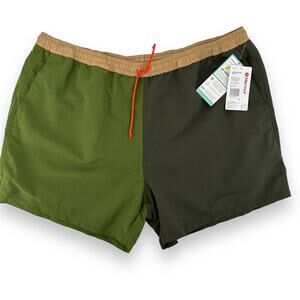 Marmot Juniper Sprints Mens Shorts Size XXL 5" Inseam Foliage Green Pull On